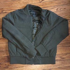 Lululemon Non Stop Bomber *Reversible Size 8 Olive